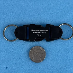 Mitsubishi Motors Reminds You To Buckle Up Clip Apart Keychain Key Ring #57803 - Picture 1 of 3