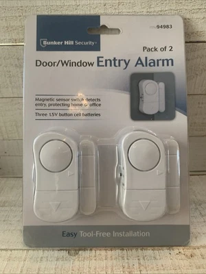 Bunker Hill Security - Door / Window Entry Alarm Pack of 2 - Image 1 of 4