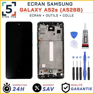 CINQ TEQ Ecran Complet remplacement pour Samsung Galaxy A52S 5G SM-A528B avec Kit