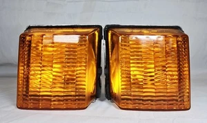 92 - 97 Cadillac Seville EXPORT AMBER Headlight Parking Lights Lamps OEM GM JDM - Picture 1 of 23