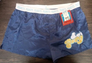 Peanuts Charlie Brown Snoopy Silk Boxer Underwear XL  - Picture 1 of 7