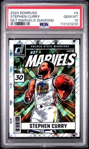 Stephen Curry 2024-25 Panini Donruss Red Marvels Diamond SP #9 PSA 10 - Imagen 1 de 2