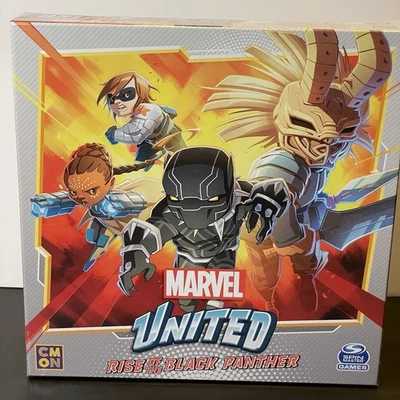 Rise of the Black Panther Marvel United Board Game CMON (New, Sealed)  Age 14+ - Image 1 of 4