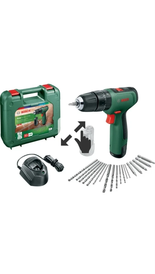 Avvitatore a percussione a batteria Bosch EasyImpact 1200 2x12 V/15 Ah - Immagine 1 di 1