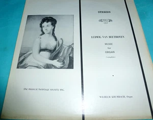 Beethoven Music For Organ Complete Wilhelm Krumbach NM - Picture 1 of 1
