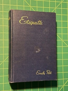 Etiquette "The Blue Book of Social Usage" by Emily Post - Picture 1 of 7