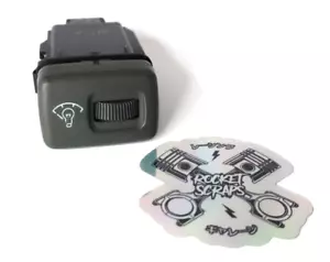 96 00 Honda Civic atenuador tablero interruptor de luz gris luz EK VTEC FABRICANTE DE EQUIPOS ORIGINALES - Imagen 1 de 6
