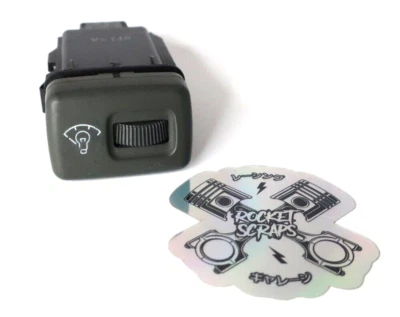 96-00 Honda Civic Dash Dim Dimmer Light Switch Light Gray EK VTEC OEM - Image 1 of 4