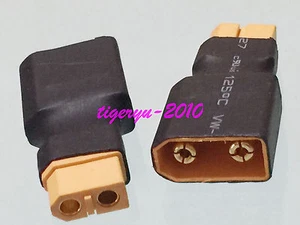 XT60 female to XT90 XT-90 male No wire adapter for LiPo Electric Quad - Picture 1 of 5
