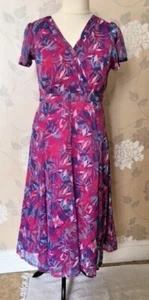 Penny Plain ladies long Bloomingdale dress - size 12S - purple New - Picture 1 of 5