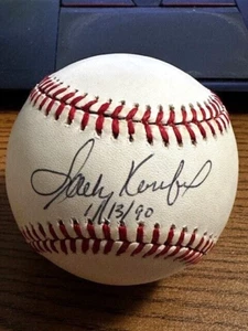 SANDY KOUFAX SIGNED AUTOGRAPHED ONL BASEBALL! Dodgers! HOF! FULL JSA! - Picture 1 of 3