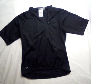 Women's Adidas Climate Black Activewear Top Size S Back Pocket Front Zip - Picture 1 of 11