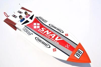 DT Fiberglass 26CC RC Monohull G26A2 ARTR Gas Boat W/O Radio Servo - Image 1 of 4