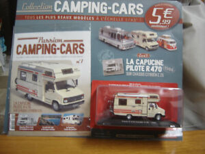 Collection Citroën C25 Pilote R470 Beige ( 1984 ) Camping Cars Altaya ECH 1/43