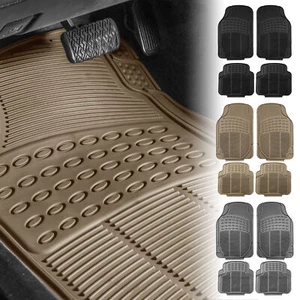 Universal Fit Rubber Car Floor Mats Heavy Duty All Weather Mats 4pcs - Bild 1 von 16