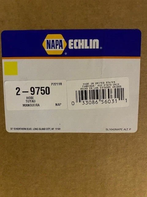 Manguera respirador cárter motor NAPA ECHLIN 2-9750 (NUEVA) Foto 1 de 1