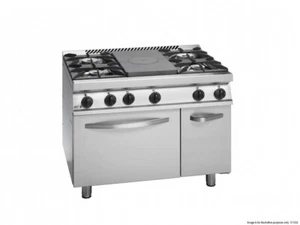 ** Free Standing Solid Target top with open burner and Oven - CG7-51 - Picture 1 of 1