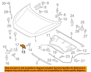 HYUNDAI OEM 16-21 Tucson Hood Hood Components-Latch 81130D3100 - Picture 1 of 2