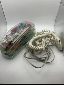 Vintage Unisonic Clear Telephone Landline Model 6900 Nostalgic Decor - Zdjęcie 1 z 6