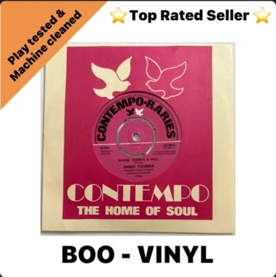 Jimmy Thomas - Where There's A Will 7” Soul Funk Vinyls Record EX / M Condition - Bild 1 von 4