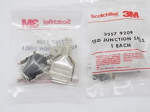 1x 3357 9209 ESD JUNCTION SHELL 1EACH BACKSHELL 9 POS NEW - Picture 1 of 3