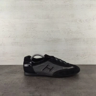 Hogan Mujer Negro Gamuza Zapatillas Talla 38.5, US 8.5 Foto 1 de 4