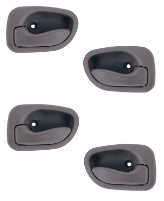 2 Left & 2 Right Inside Interior Inner Door Handles for 1995-1999 Hyundai Accent - Image 1 of 2