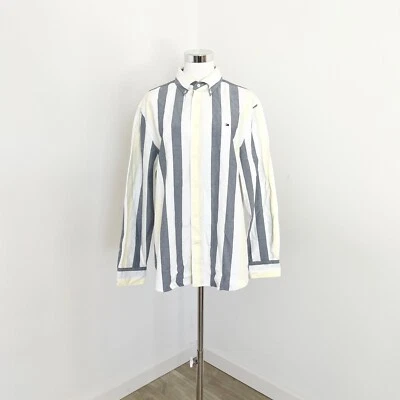 Tommy Hilfiger Heritage Oxford Stripe Relaxed Shirt Mens Size M Citronella New - image 1 of 4