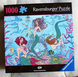 1000 Teile Puzzle v. Ravensburger   " Meermaid " -  v. Mauro Bergonzoli - Bild 1 von 2
