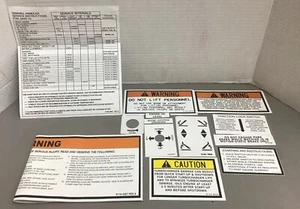 JLG Various Decals For Gradall 544D-10 Telehandler (b381) - Picture 1 of 6