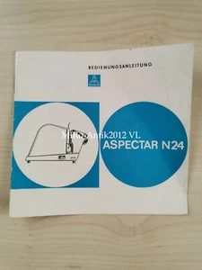 Bedienungsanleitung Niedervolt-Projektor ASPECTAR N 24, DDR Dresden, (G) VL(PB) - Bild 1 von 8