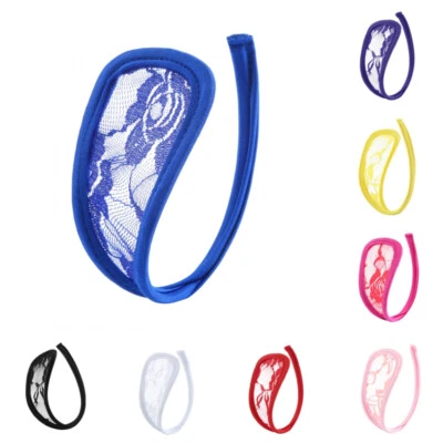 Damen Spitze C-String Tanga Unsichtbare Unterwäsche Höschen Dessous T-Rücken / - Bild 1 von 4