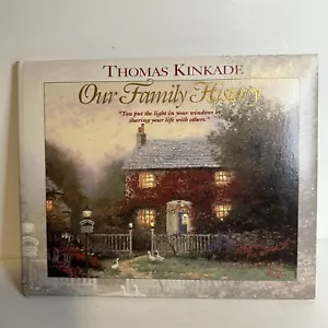 Thomas Kinkade Our Family History Journal (1998 Hardcover) w/ 42 Paintings VTG - Picture 1 of 10