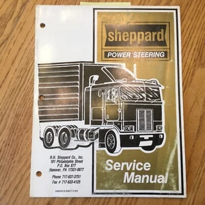 Sheppard POWER STEERING GEARBOX SERVICE SHOP REPAIR MANUAL GUIDE BOOK #1000595 - Bild 1 von 4