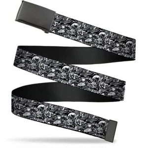 Men's Web Belt Scary, Multicolor, 1.5" Wide-Fits up to 42" Pant Size - Picture 1 of 3