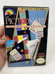 Pictionary (Nintendo System, 1990) NES Authentic CIB Complete w/ Manual Exc Cond - Picture 1 of 22