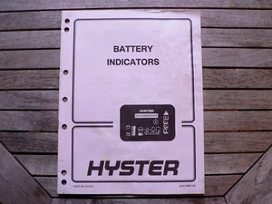 Hyster Lifts Technical Publications Battery Indicators Repairs Service Manual - Bild 1 von 2