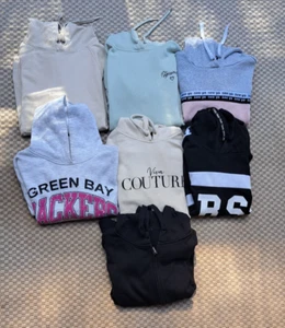 Sweatjacke Kapuze Jacke Mädchen kleine Größen XS bis Größe M Konvolut Paket - Bild 1 von 8