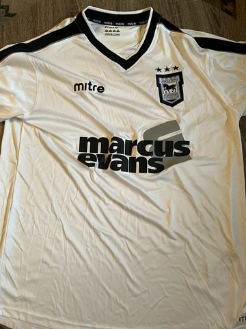 Ipswich Town Shirt Jersey Mitre Large Cover