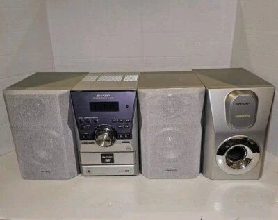 Sharp XL-DV60 Music System Super Woofer 5 Disk CD/DVD Changer, Tested Works! - Image 1 of 4