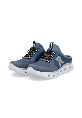 Rieker Zapatillas De Mujer Clog Bajo M6069-10 Azul - Imagen 1 de 4