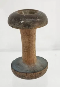 GNL Shaker Apple Core Spool Wooden 3 1/8" Patina Vintage - Picture 1 of 12