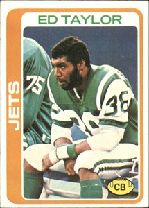 1978 Topps Football Card #227 Ed Taylor RC - EX