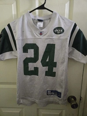 Camiseta deportiva Reebok New York Jets #24 On Field NFL Darrelle Revis juvenil mediana Foto 1 de 4