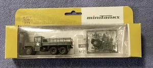 Roco Minitanks WWII US M-35 GMC 353 2.5 T 6x6 Cargo Truck W/Quad 50 Lot #7311K© - Picture 1 of 4