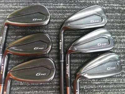 Ping G710 lefty Iron Set 5-9,W 6pc Flex Stiff N.S.PRO ZELOS 8 Steel - Image 1 of 4