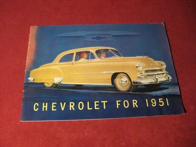 Folleto de ventas Chevy 1951 folleto catálogo original antiguo Foto 1 de 4