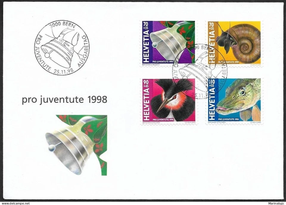 SKV) 1998. Suiza. Vida silvestre. Juventud. FDC XF Foto 1 de 1