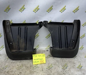04 05 Acura TSX Mud Flaps REAR Set Driver / Passenger 2004 2005 OEM - Picture 1 of 3