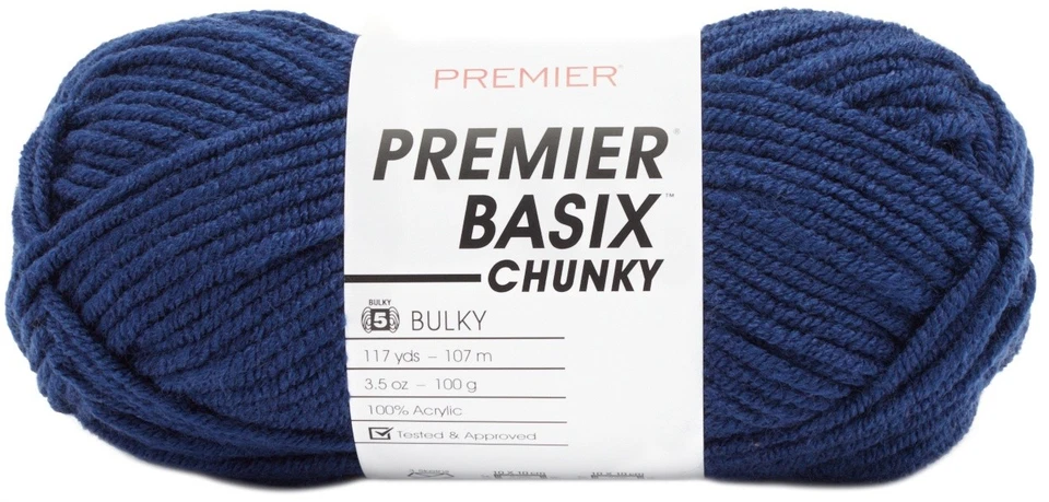 Premier Basix 粗纱海军蓝 - 3 包 — 第 1/1 张图片